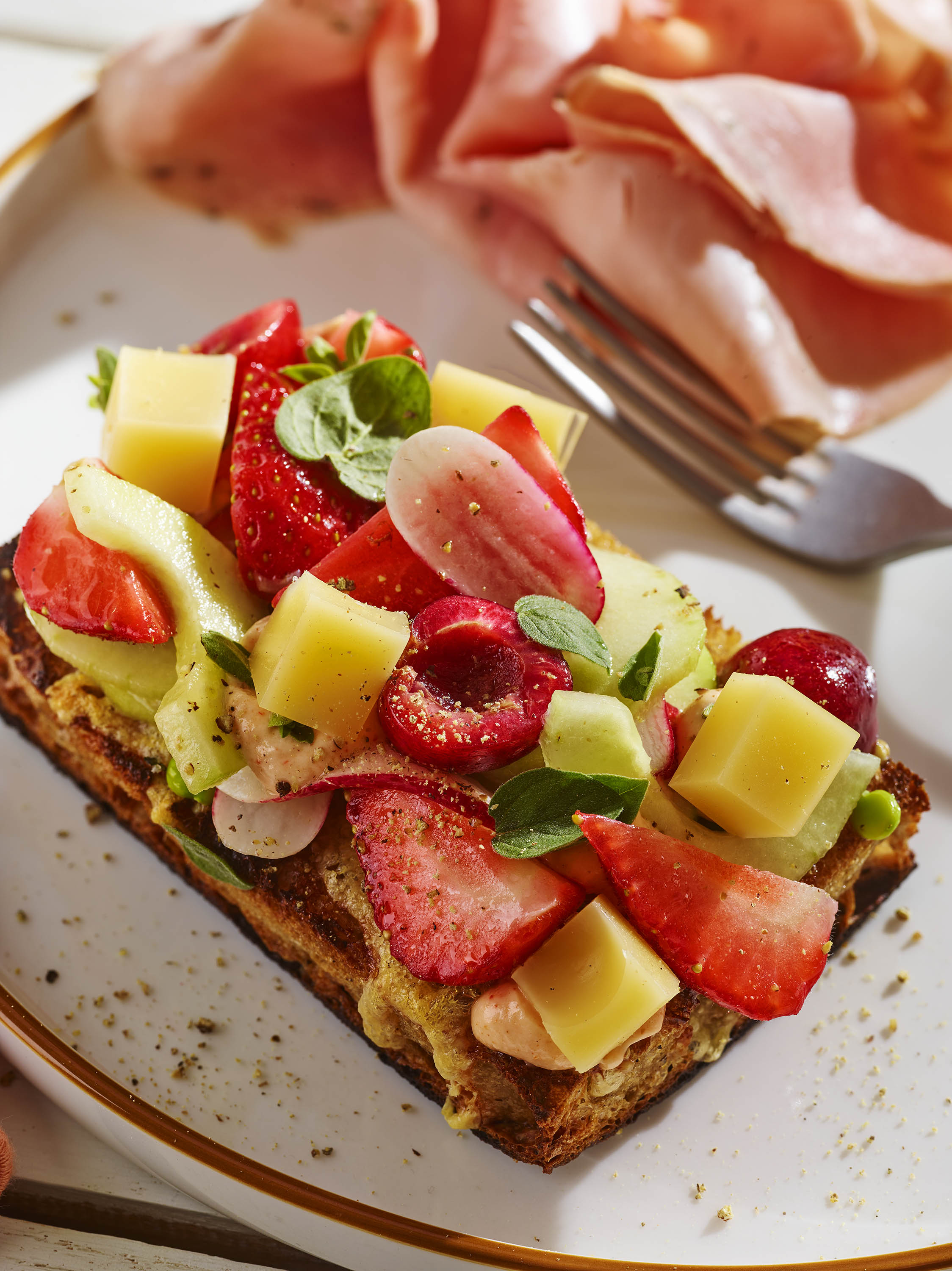 Tartine de saison et l’Emmental de Savoie